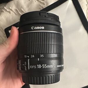 Canon Black EFS 18-55mm Zoom Lens